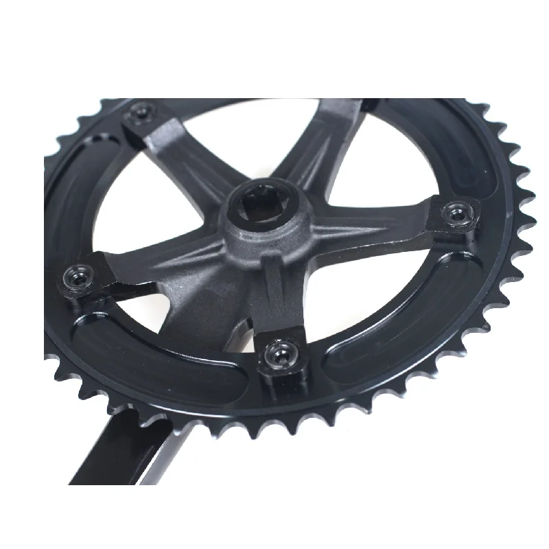 PIZZ AERO CRANK固定ギアバイククランク、49Tクランクセット、トラック