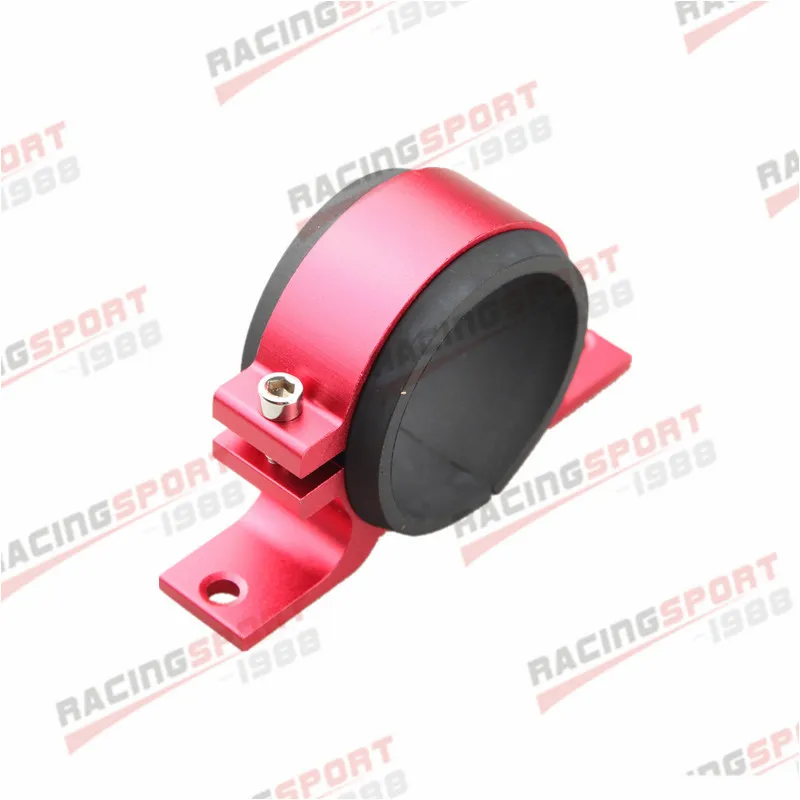 60MM Fuel Pump Mount Mounting Bracket Clamp Cradle B-OSCH 044 Red