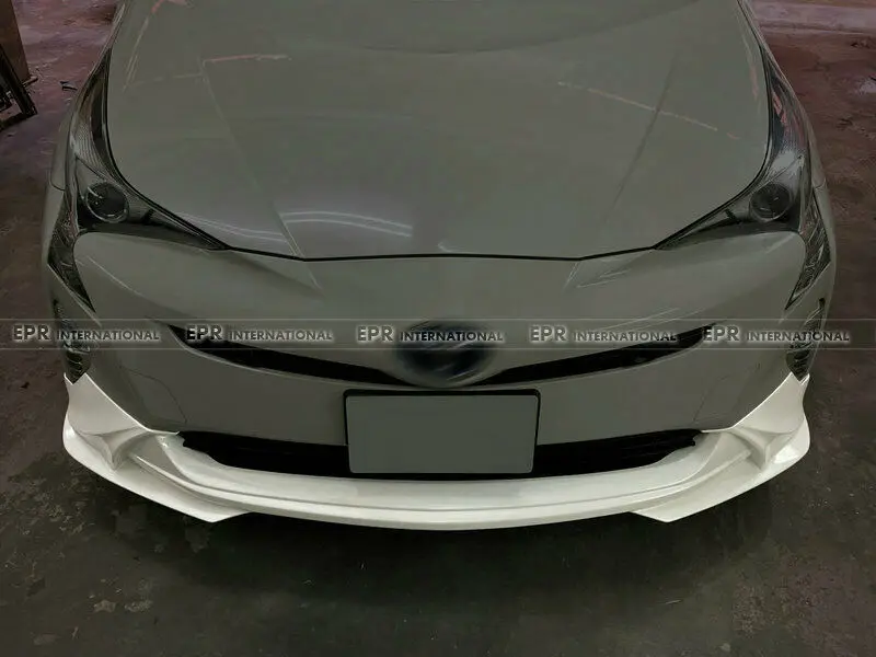 For 15-18 Prius ZVW5# SPL Type Front Lip (Pre-facelift) Frp Unpainted Bodykits Bumper Protector Trim 1pcs