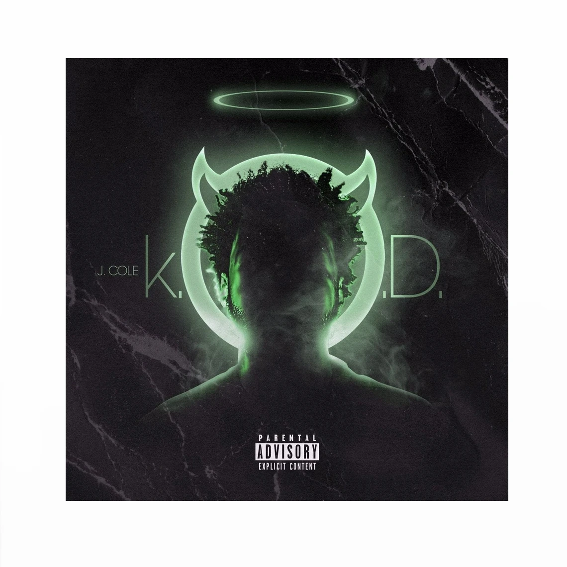 J. Cole KOD ألبوم الموسيقى المشارك قماش طباعة ديكور المنزل طلاء جدران (بدون إطار)