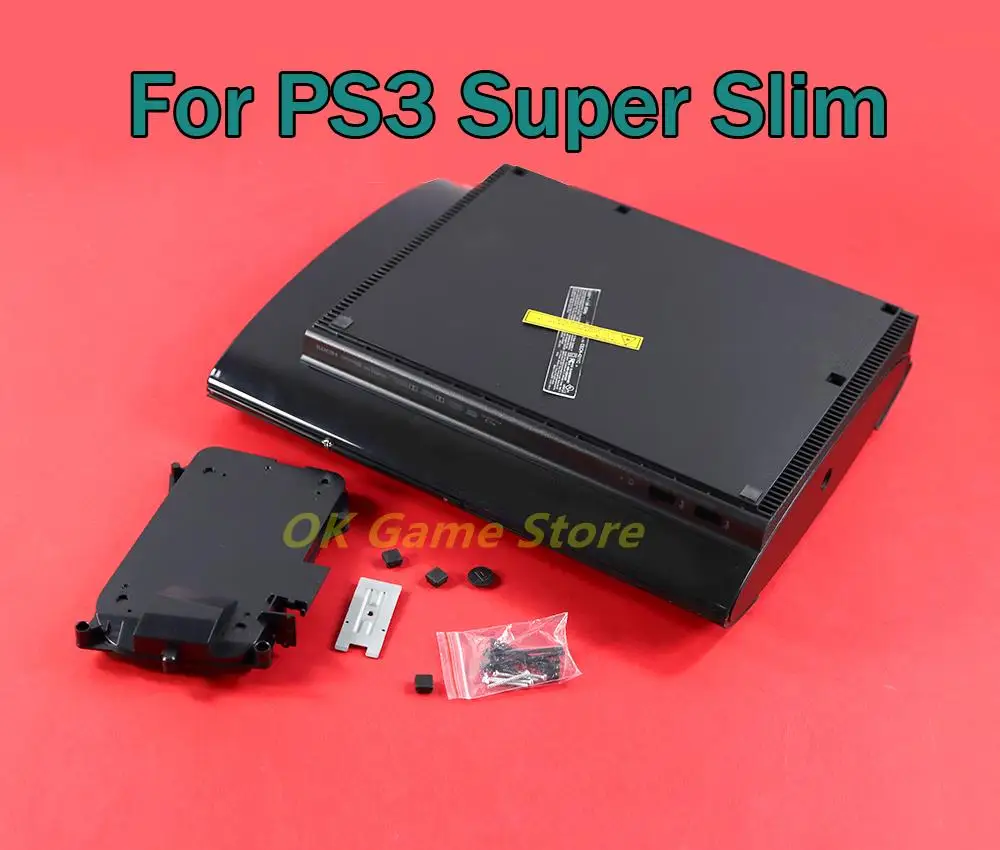 

2sets Full Housing Protective Case Shell Replacement For Playstation PS3 4k Super Slim 4000 4xxx Cover Console