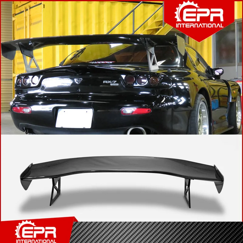 

For RX7 FD3S RE GT2 Carbon Fiber Spoiler Trim FD3S Racing Part Body Kit RX7 Carbon GT Wing Accessories