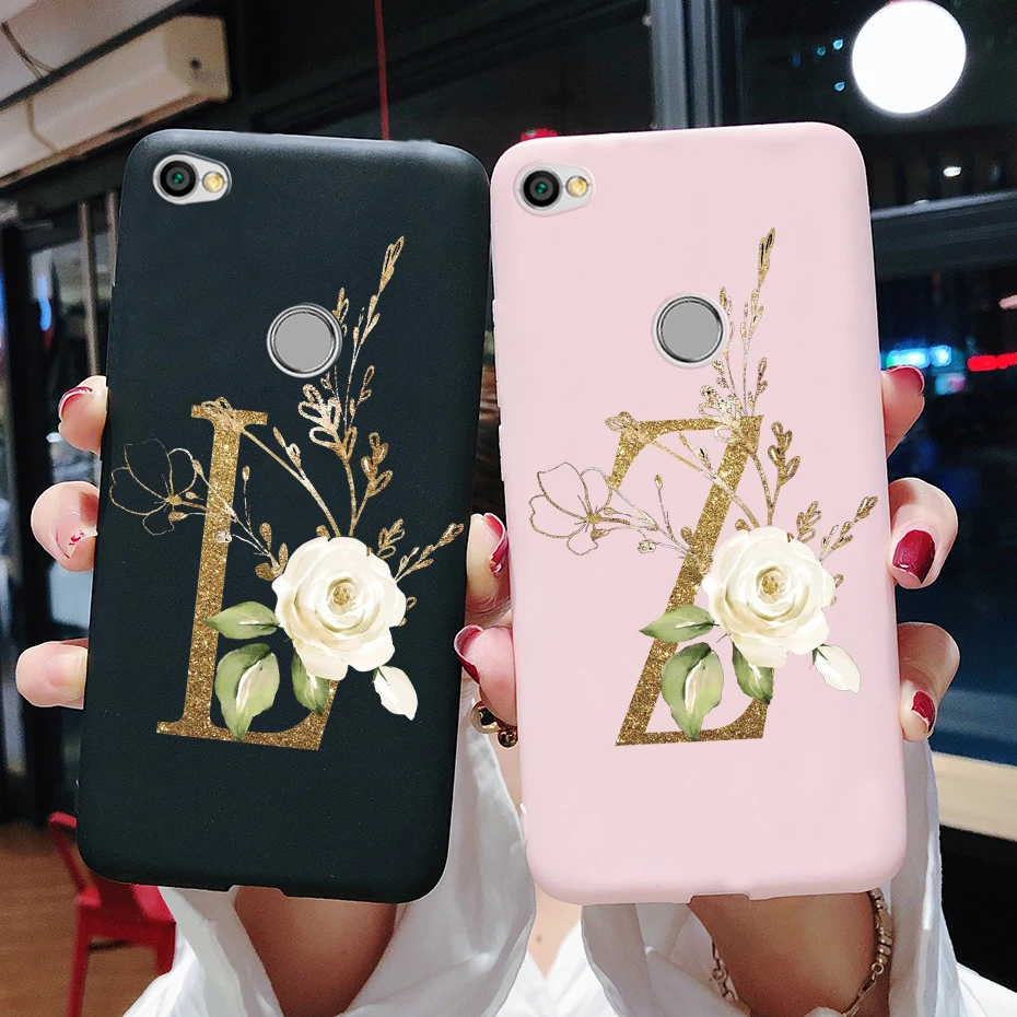 For Xiaomi Redmi Note 5A Case Cute Letters Silicone Soft Phone Back Cover Case For Xiaomi Redmi Note 5A 5 A Note5A Prime Cases