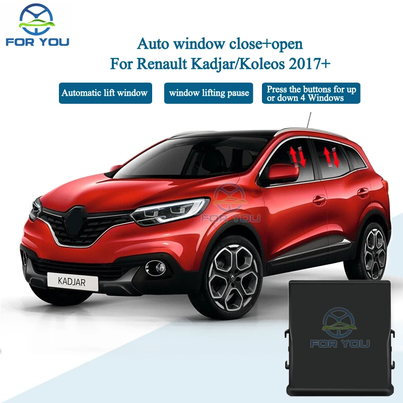 

FORYOU Car Automatic Intelligent Close Closer Open Kit Module For Renault Kadjar/ Koleos 2017+ Left Hand Drive