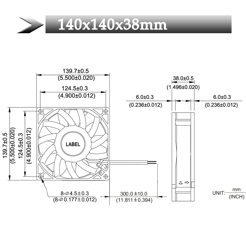 Imagem -06 - Gdstime-máquina de Solda dc 12v 140 mm x 38 mm 140 mm Esfera Dupla Refrigerador 140x38 mm 14cm Axial Alta Velocidade Máquinas de Solda Ventilador e Resfriamento