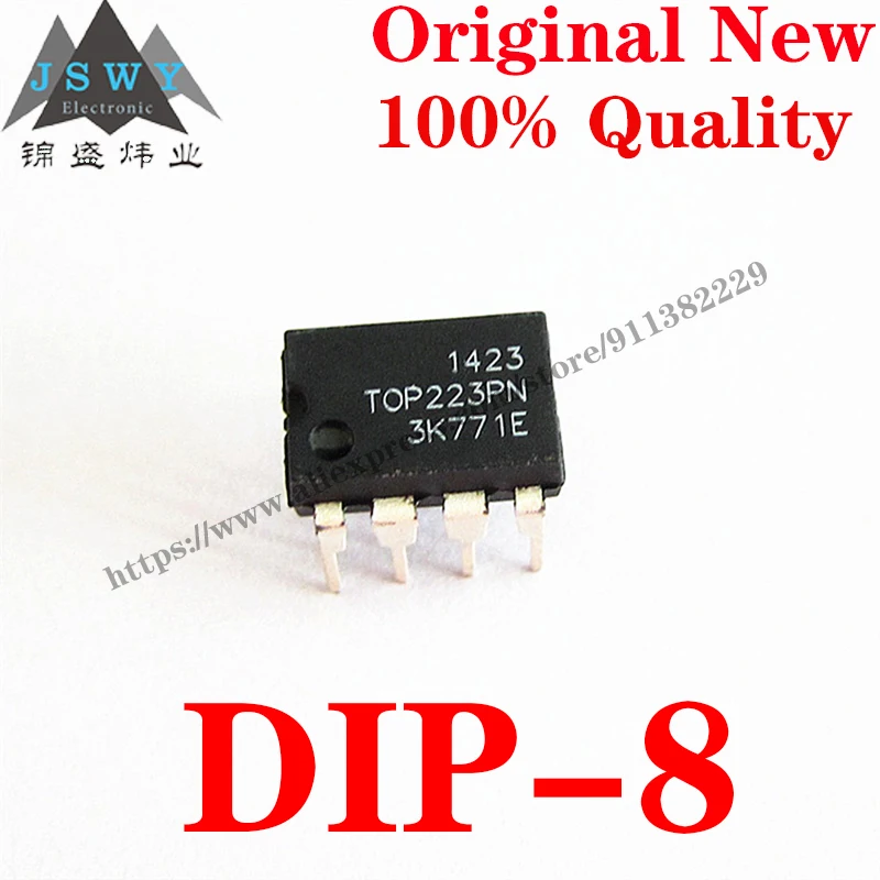 10~100 PCS TOP223PN DIP-8 Semiconductor Power Management IC AC/DC Converter IC Chip with for module arduino Free Shipping TOP223