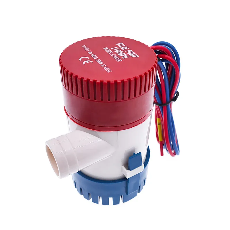 Bomba de sentina para barcos, bomba de agua de 12v, 24V, 1100GPH, 750GPH, utilizada en casas rodantes, 1 unidad