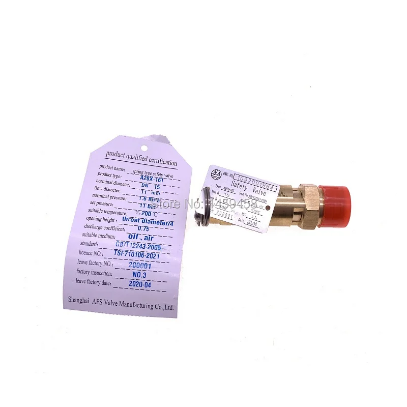 2pcs/lot 0830100835=1092001964 A28X-16T DN15 spring safety valve