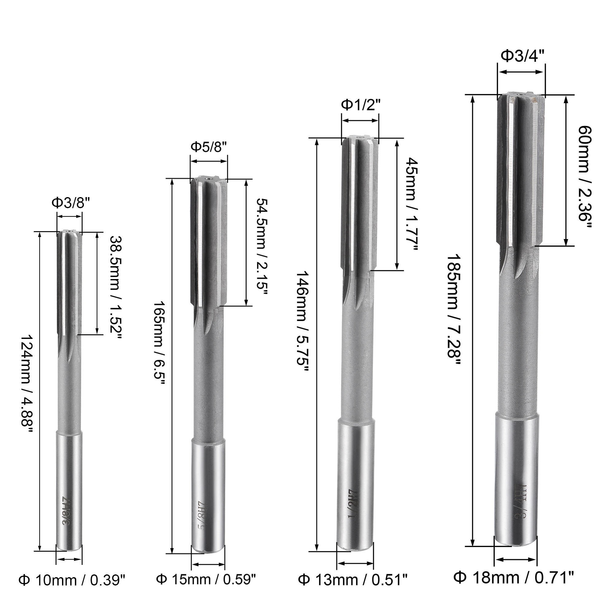 Uxcell 4pcs 3/8