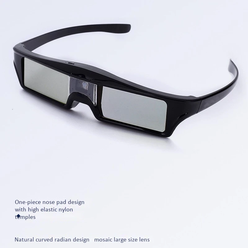 نظارات فيلم ثلاثية الأبعاد للتلفزيون الليزر العارض DLP-Link نشط مصراع المسرح المنزلي HD ستيريو فيلم USB تهمة رئيس شنت لعبة الموسيقى