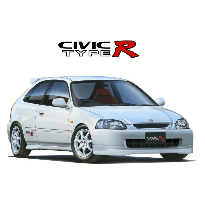 1/24 Fujimi Plastic Assembled Car Model Toy Honda Civic Type R EK9 Early-stage Static Model DIY Assembly Kit #03998