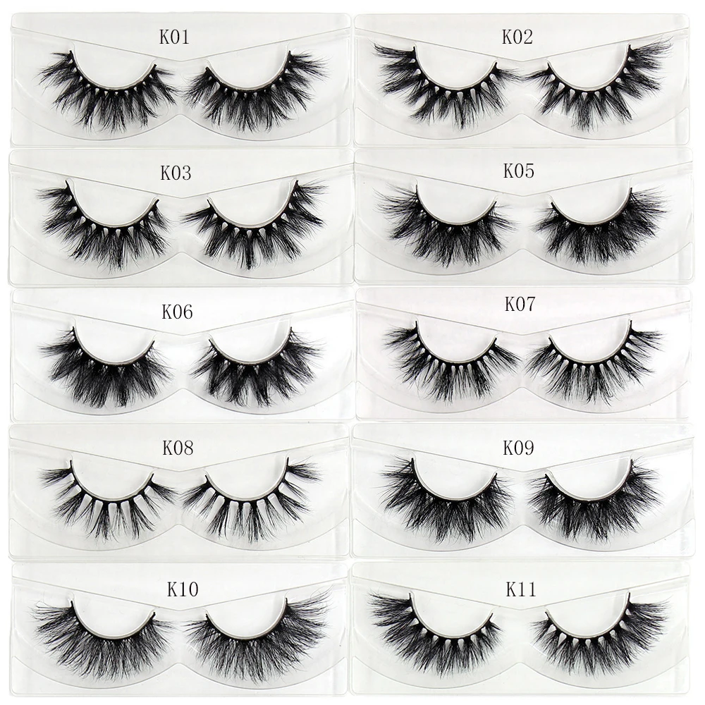 LEHUAMAO 30 Pairs Lashes Bulk Mink Eyelashes 3D Mink False Eyelashes 100% Cruelty-free Dramatic Eyelashes 25mm 5D Lashes Makeup