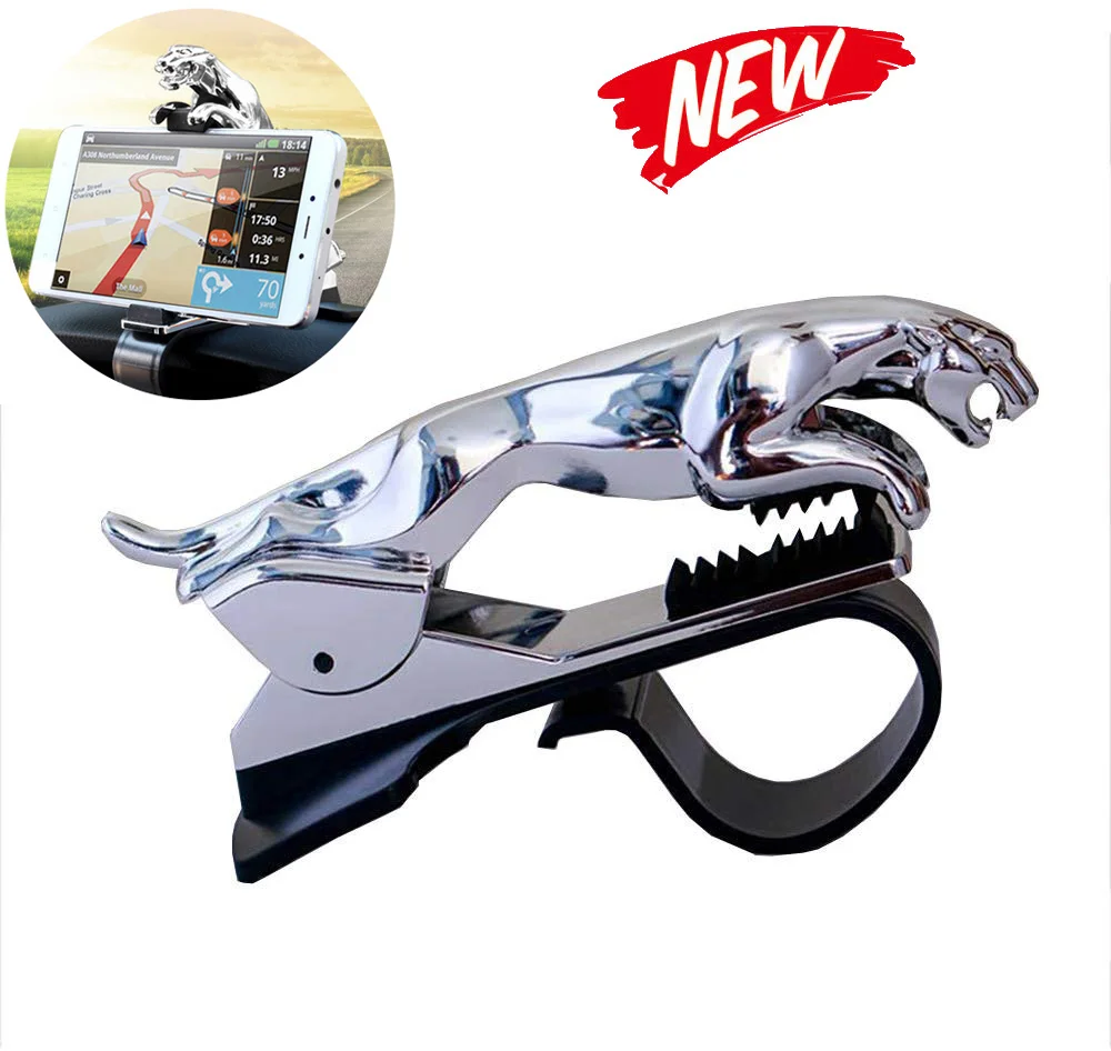 Car Phone Holder Leopard Cheetah GPS Mobile Phone Stand Holder For iPhone 12 7 8 Plus XS XR 11 Por MAX Xiaomi Phone Accessary