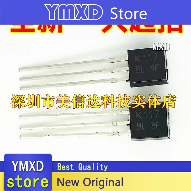 

10pcs/lot New Original Genuine K117 2SK117-BL low-Noise AMplifier Field Effect TrANsistor TO-92 In Stock In Stock