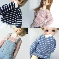Doll clothes Striped T-shirt, sweater for 27-70cm 1/3 1/4 1/6 BJD uncle YOSD MYOU SD DD doll accessories
