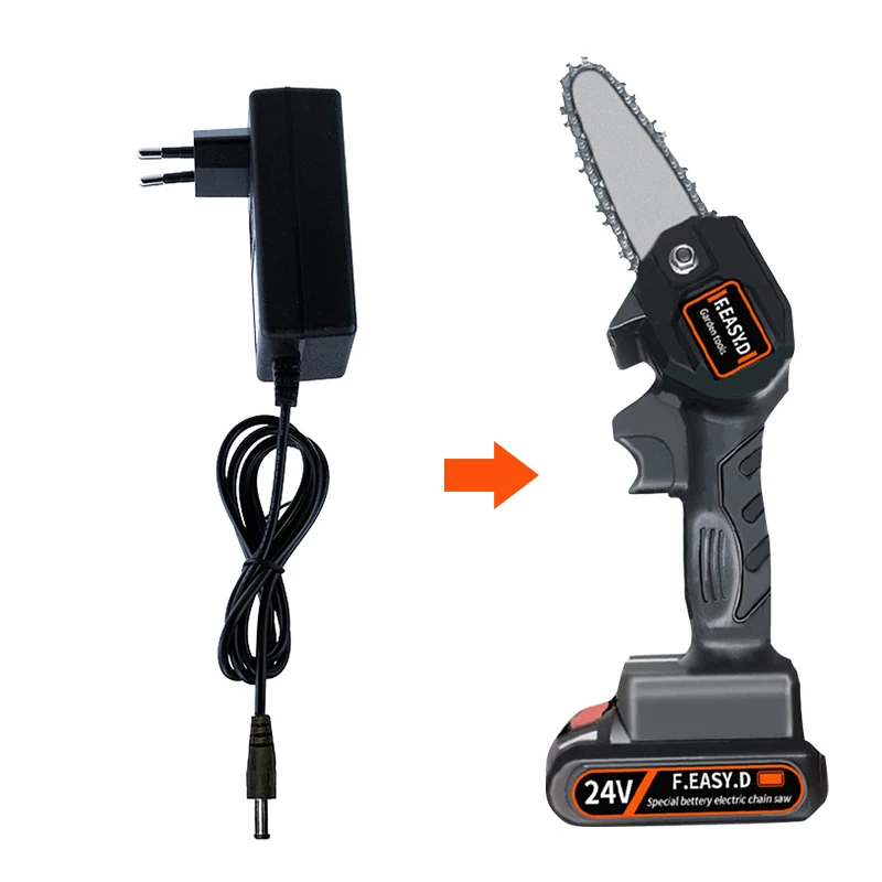 Oplader Voor 21V 24V 26V Lithium Batterij Draagbare Elektrische Snoeizaag Oplaadbare Elektrische Zagen Houtbewerking Door Ons/Eu