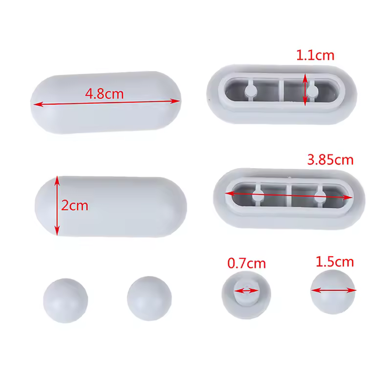Junta antideslizante de plástico para asiento de inodoro, almohadillas de cojín, cubierta de parachoques, Kits de elevador de baño, 4 unidades por lote