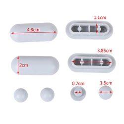 4pcs/lot Plastic Antislip Gasket Toilet Seat Cushion Pads Cover Bumper Bathroom Lifter Kits
