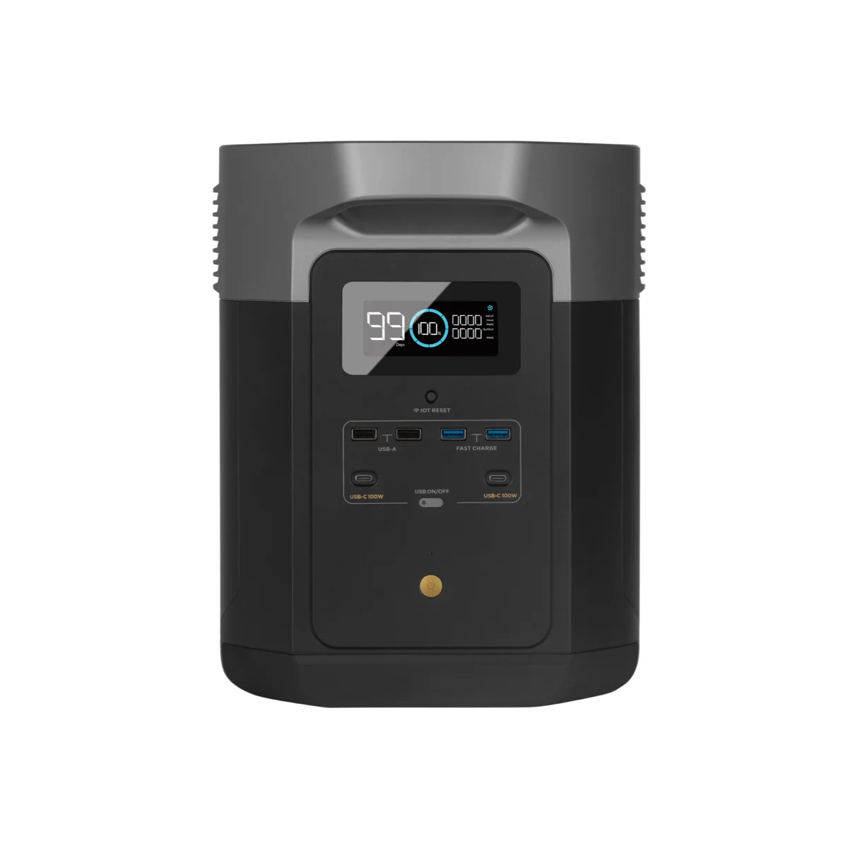 

ECOFLOW DELTA MAX Power Station 2400W Outdoor Camping RV Backup Lithium Batter AC Output Power 99% of your home devices