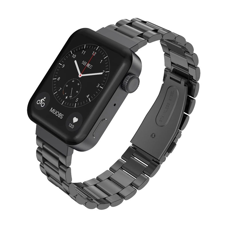 Xiaomi Mi 시계 밴드 메탈 스트랩 손목 밴드 팔찌 시계 손목 밴드 xiaomi Wtach 커넥터 20mm 링커, 샤오미 시계 밴드 손목 밴드 손목 밴드