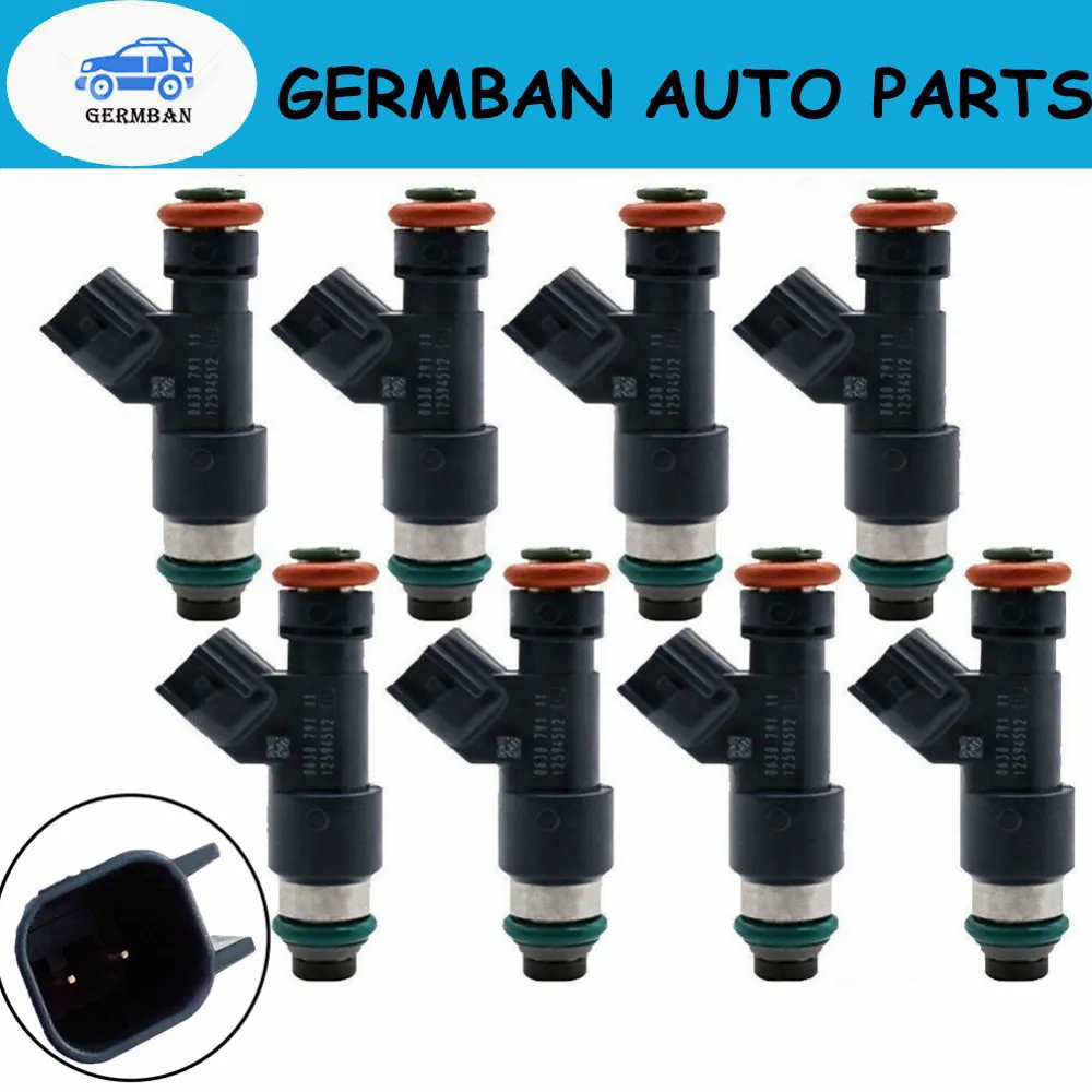 

NEW OEM# 12594512 ACDelco 8PCS Fuel Injectors for Chevy Silverado 1500 4.3/4.8/5.3/6/6.2L V8 FLEX 217-2436