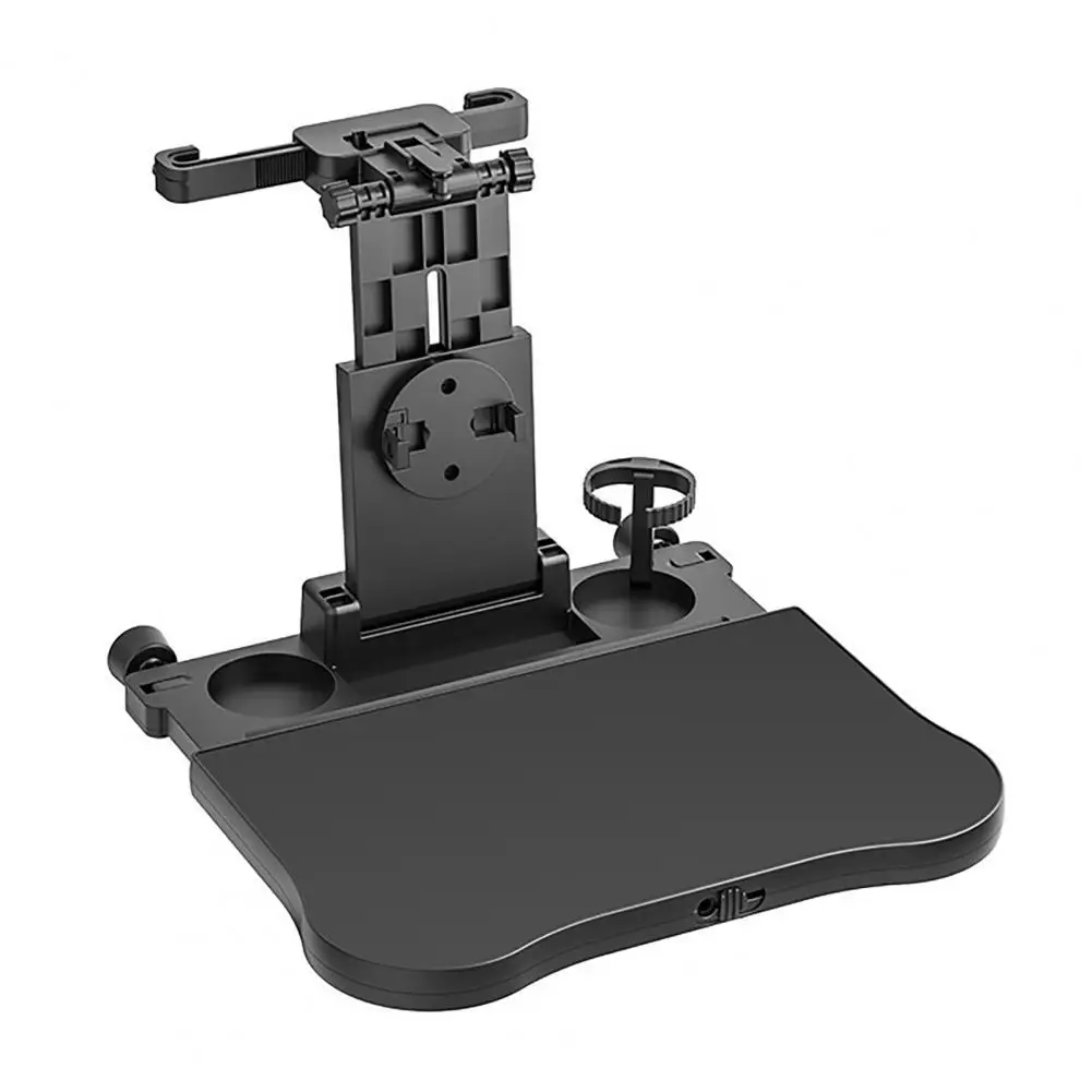 A08  Car Travel Table Board 360 Degree Rotation Height Adjustable Headrest Mount Seat Back Tray Mobile Phone Stands for Computer