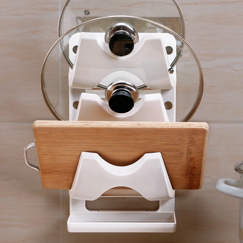 Multi-Funktion Topf Abdeckung Rahmen Halterung Regal Löffel Halter Kochen Lagerung Rack