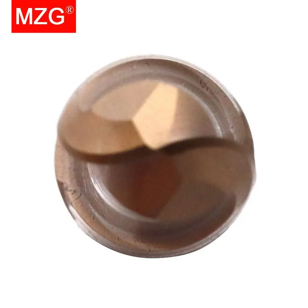 MZG 2 flauto allungare il naso a sfera fresa taglio HRC60 4mm 5mm fresatura lavorazione fresa a spirale in acciaio al tungsteno
