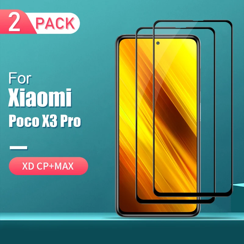 For Xiaomi Poco X3 Pro Tempered Glass NILLKIN 9H Pro Plus XD CP Max Full Cover Screen Protector For Poco X3 NFC