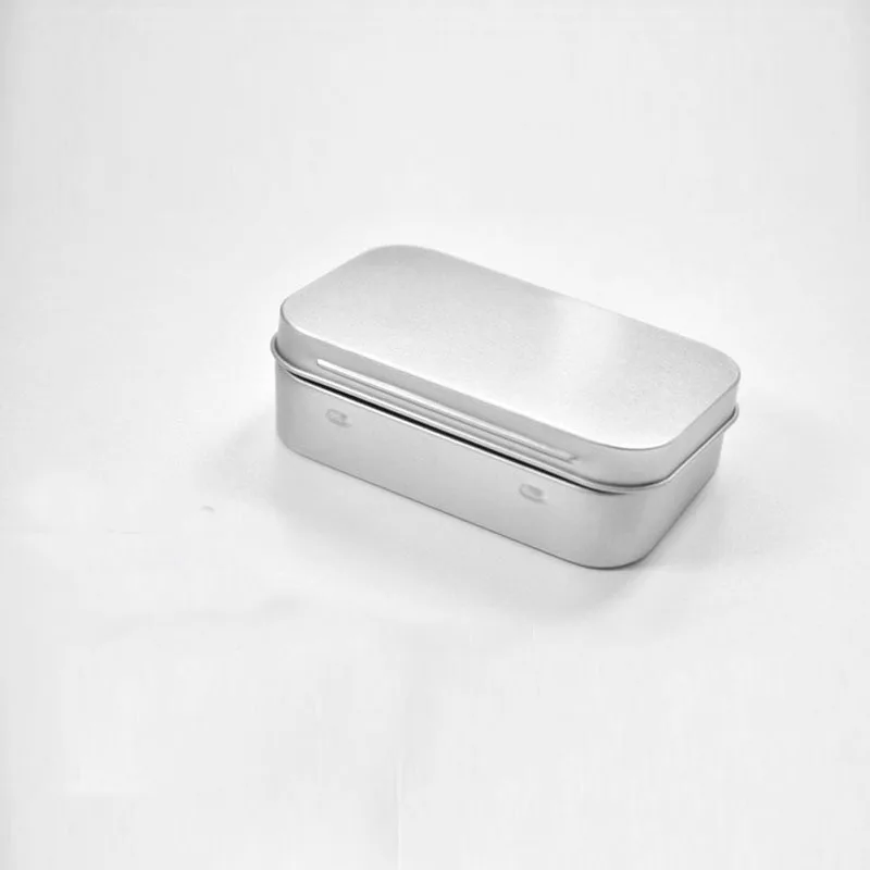 20 Pcs/lot Flip Type MiniTin Box Fisherman's Fish Feed Small Tin Box Sealed Girl jewelry Box Portable Travel Moisture-proof