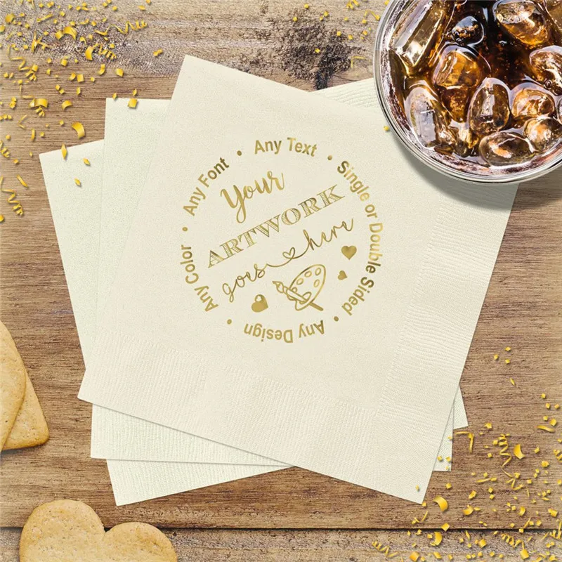 Custom Logo Design Monogram Napkins Wedding Company Business Event Party Art Work YOU name it, WE can do it! First Communion