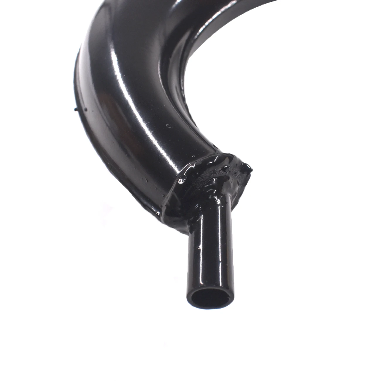 40mm Black Banana Muffler Exhaust Pipe 80cc 66cc Motorized Bicycle