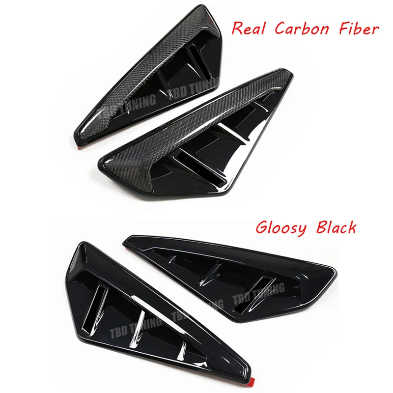 Gloosy Black Front Fender Side Air Vent Trim For BMW X5 G05 2018 2019 2020 2021  Upgrade X5M Car Decoration Accessories