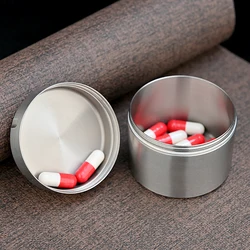 Titanium Alloy Seal Bottle Waterproof Tea Pill Medicine Storage Box  Heavy Capacity CampingMoisture-proof Outdoor EDC Canister