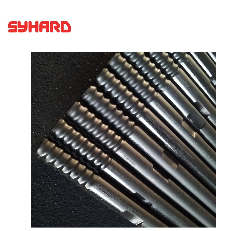 R32 Thread Extension Rod Drill Rod For Jackdrill Thread Drill Rod For Mining Machinery Length 1m/1.1m/1.2m