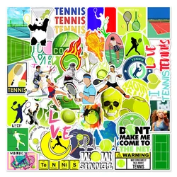 10/30/50PC zielony tenis naklejki sportowe DIY lodówka Laptop przechowalnia deskorolka Graffiti naklejki naklejki kalkomania