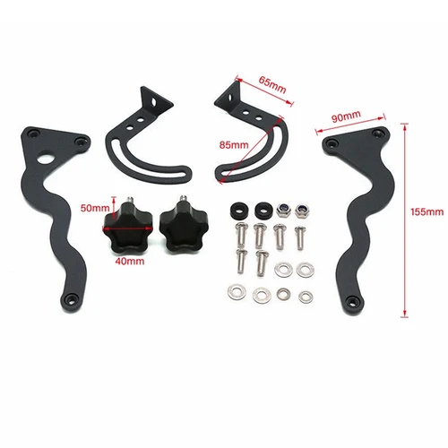 Imagen 2 del producto Soporte para parabrisas de motocicleta, soporte reforzado para BMW R1250GS R 1250 GS LC ADV Adventure 1250GSA 2019 2020