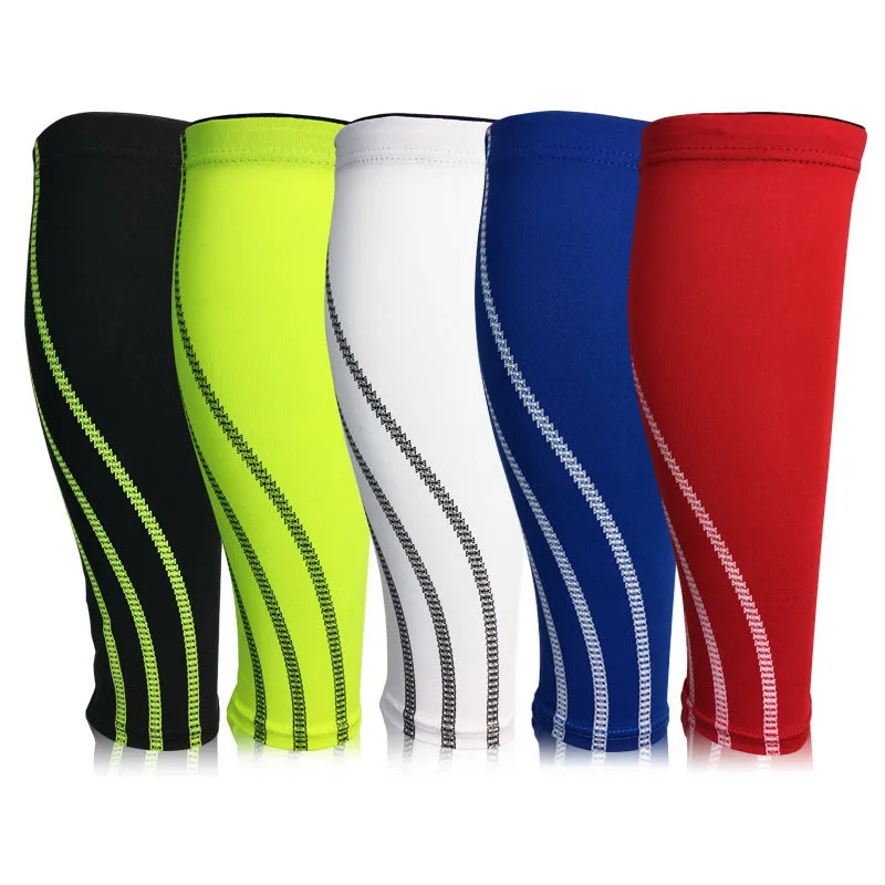 

2022 1 Pair Football Shin Guards Soccer Protective Leg Calf Compression Sleeves Sports Safety Cycling Running Fitness shinguards