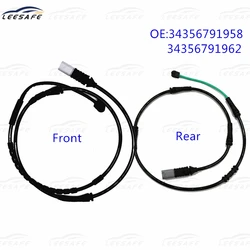 Front + Rear Brake Pad Sensor 34356791958 + 34356791962 for BMW F10 F11 F12 F13 528I 535I 550I 640I Brake Induction Wire