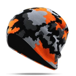 Chapeau de Camouflage coupe-vent pour hommes, Sports de plein air, course, escalade, chasse d'hiver, équitation, pêche, casquette polaire tactique chaude