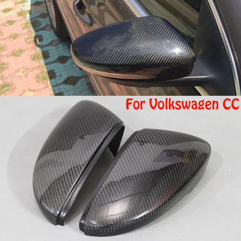 

Suitable for 2010-2018 Volkswagen CC carbon fiber reversing mirror shell mirror Cover replacement style