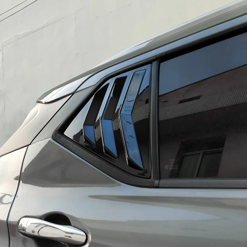 

Rear Side Vent Quarter Window Louver Cover Sticker for Nissan Kicks Accessories 2017 2018 2019 2020 2021 2022 2023