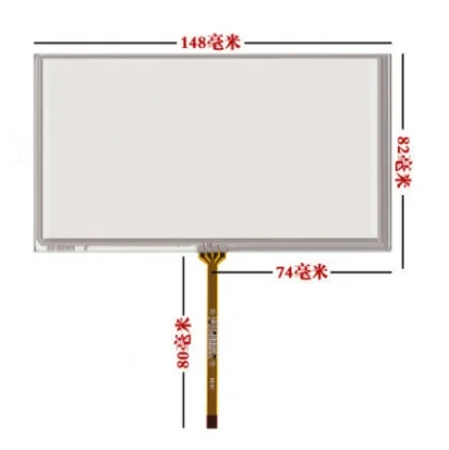 New original CPT 6.1inch CLAA061LA0DCW Car Navigation Display LCD Screen Touch screen