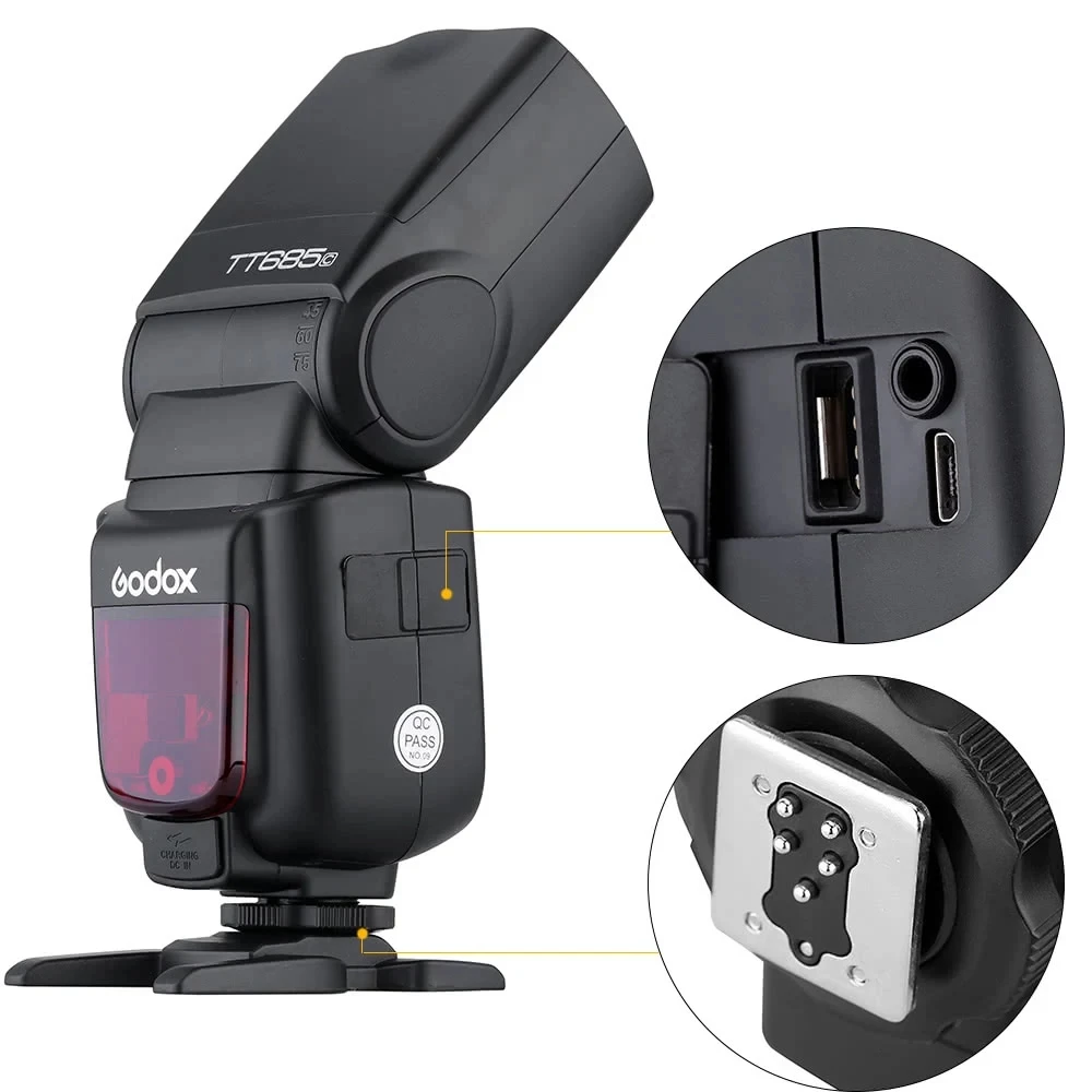 GODOX TT685IIC E-TTL 2,4G беспроводной скоростной фонарик Speedlite для Canon EOS 650D 600D 550D 500D 5D Mark III DSLR DSLR камеры
