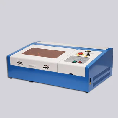 40w gravação a laser máquina de corte co2 gravador a laser 30x20cm com porta usb e display digital para microplaquetas de madeira e couro