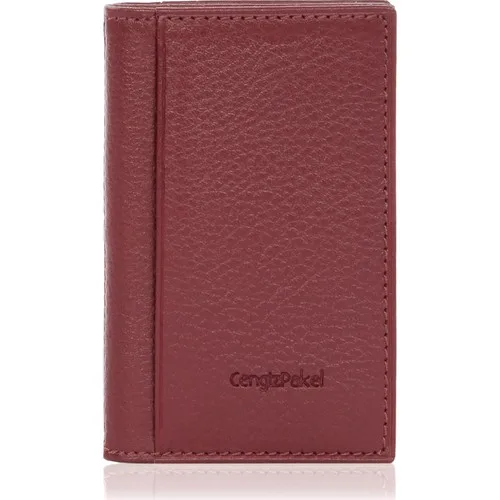 Burgundy Leather Card Wallet, Card Wallet, Leather Card Wallet, Credit card wallet