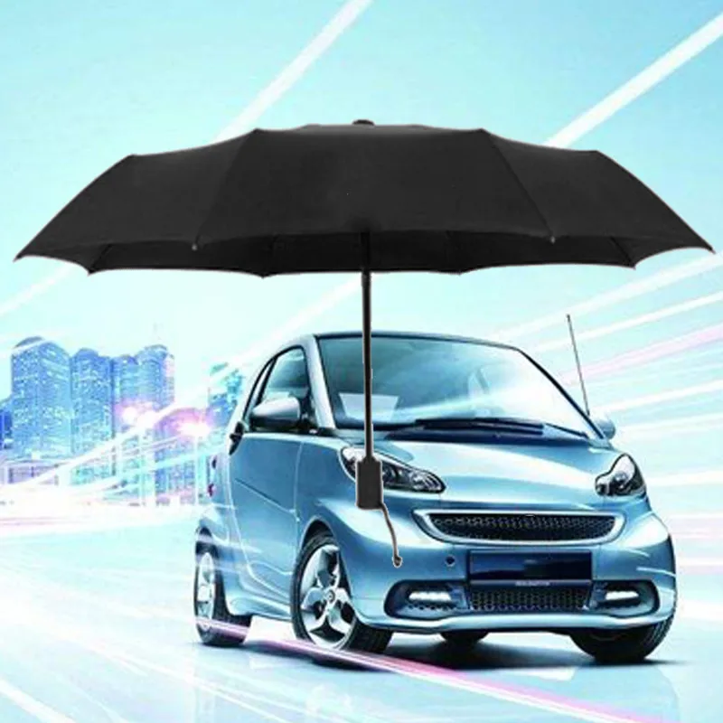 For Mercedes-Benz smart elf car umbrella special automatic three-folding sunshade umbrella