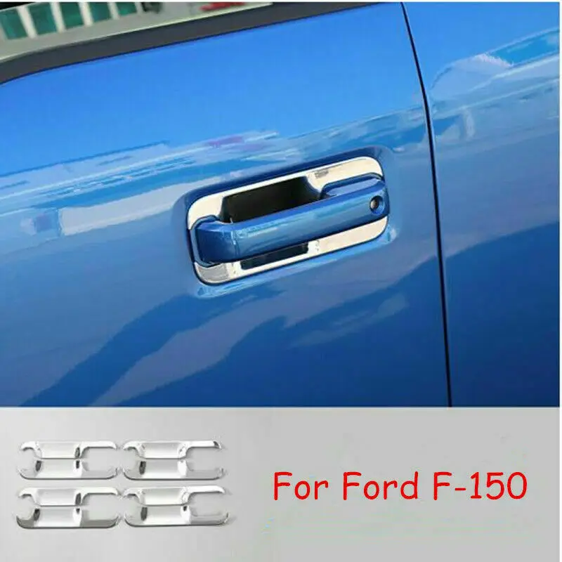 

Для Ford F150 F-150 2015-2019 хромированная накладка на внешнюю дверную ручку автомобиля