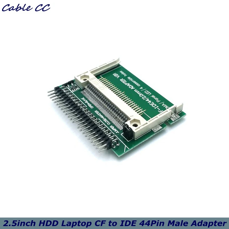 New Arrival 2.5inch HDD Laptop CF to IDE 44Pin Male Adapter Card PCB Converter Connecto The Best quality