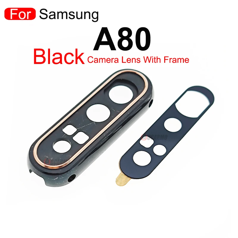 Rear Camera Glass Lens With Frame Holder For Samsung Galaxy A80 805F Replacement Parts